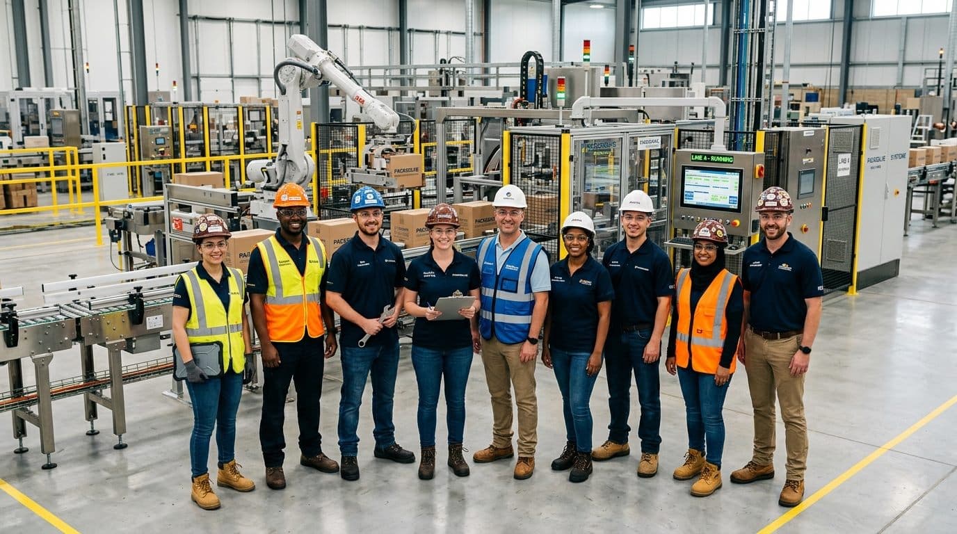 AXION PackTech team working together